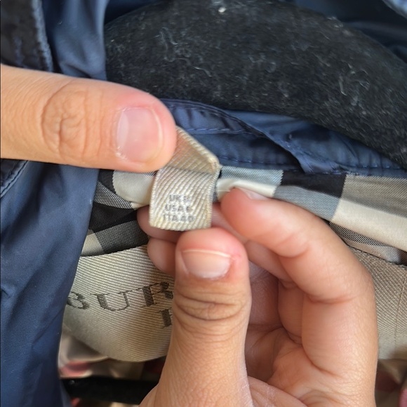 Burberry Women's Navy Jacket - Picture 6 of 8